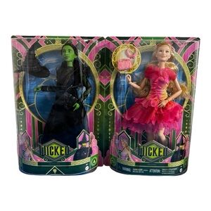 COPY - MATTEL WICKED THE MOVIE GLINDA & ELPHABA DOLL SET URL MISPRINT - COLLECT…